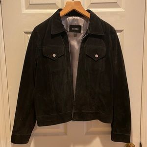 Black suede GUESS jacket